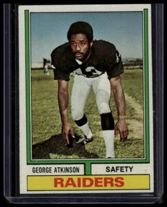 1974 Topps #384 George Atkinson - Picture 1 of 2