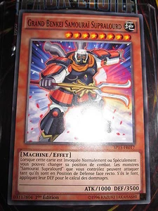 YU-GI-OH! PACK-ETOILE GRAND BENKEI SAMOURAÏ SURPRALOURD SP15-FR017 COM NEUF - Bild 1 von 1