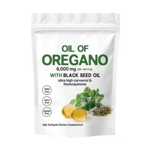Oregano Oil softgel 600mg*180 Softgels - Picture 1 of 1