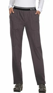 Koi Scrubs #738 Elastic Cargo Scrub Pant in "Heather Grey" Size XL - Picture 1 of 3