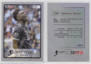 2017-18 SC2018 Alphonso Davies Rookie Silver 39/75 - Bild 1 von 1