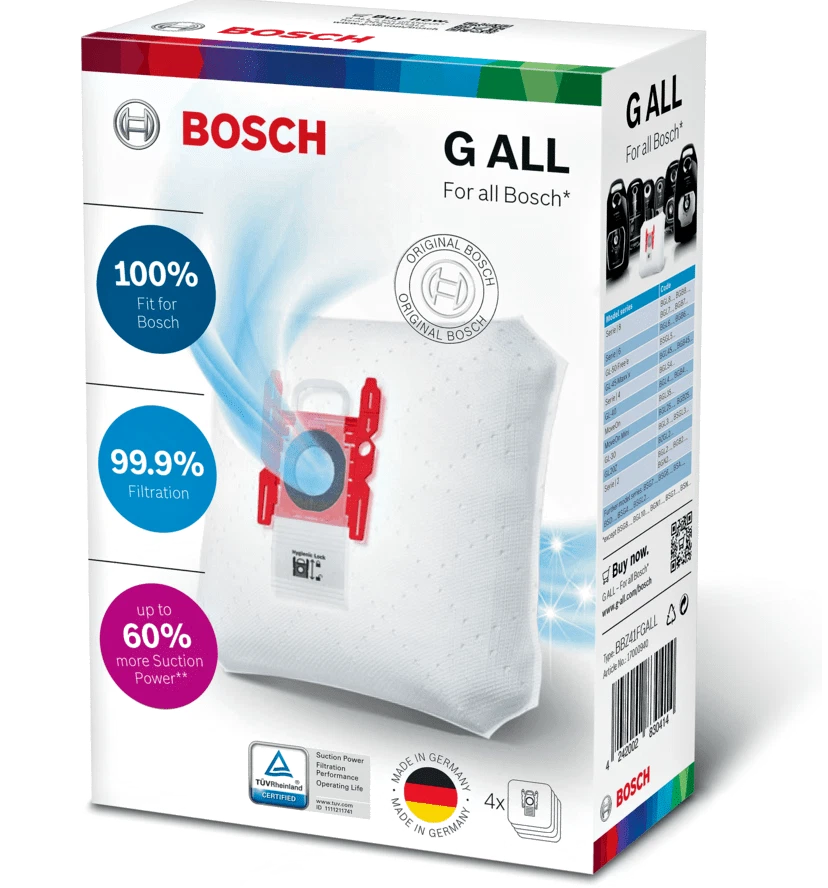 BOSCH BBZ41FGALL Vacuum Cleaner Dust Bags - Image 1 of 4