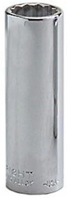 1/2" Drive Deep Socket 12 Point SAE and Metric - Wright Tool - Image 1 of 4