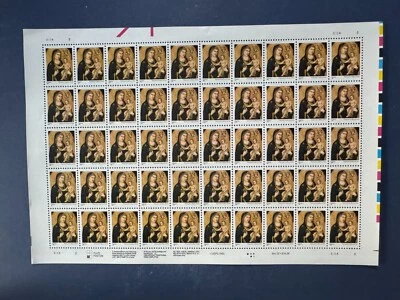 Scott #3003 Madonna & Child Pane of 50 32¢ Stamps (1995) - Image 1 of 2