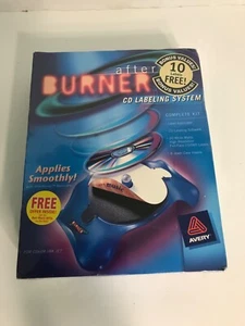 De colección Avery Corp After Burner Sistema de Etiquetado de CD Kit Completo Caja de Daños de Bonificación - Imagen 1 de 12