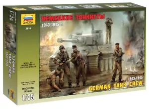 German Tank Crew WWII Late 1:35 Figure Plastic Model Kit 3614 ZVEZDA - Imagen 1 de 1
