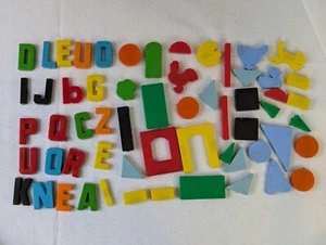 50+ Vintage Alphabet Letters & Farm Figures Refrigerator Fridge Magnets - Picture 1 of 9