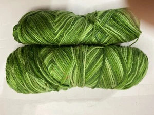 Southern Belle Mill End Yarn 8 oz Green Tones/multi color 4 ply Acrylic - Picture 1 of 2