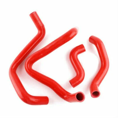 红色适用于 1972 - 1983 菲亚特 Bertone X 1/9 X1/9 硅胶散热器冷却剂软管套件 — 第 1/3 张图片