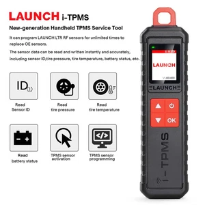 Herramienta de servicio TPMS portátil Launch i-TPMS para escáner X-431 o la aplicación i-TPMS - Imagen 1 de 9
