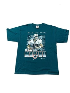 Vintage 90s Joy Sportswear Dan Marino Miami Dolphins T-Shirt XL - Bild 1 von 4