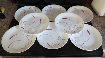Corelle  vitrelle  SP{ENDOR  Set Of 8  Dinner Plates 10" - Image 1 of 3