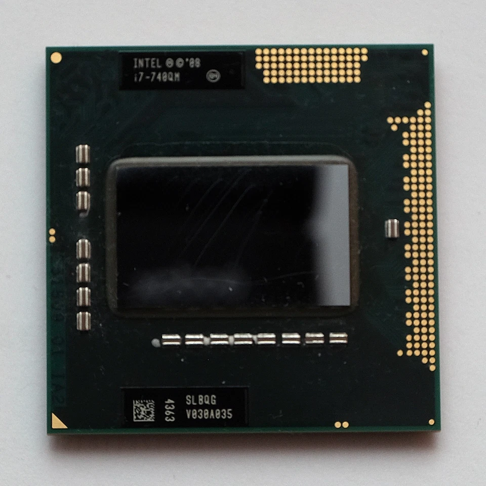 CPU Intel i7-740QM 4 Cores 1.733 GHz Socket G1 per notebook - Immagine 1 di 1