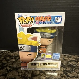 Funko Pop Naruto Shippuden Uzumaki Sasuke’s Paw Encyclopedia 1980 SDCC AP24 - Foto 1 di 6