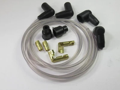 Juego de cables de encendido transparentes para doble corte a 28" núcleo cobre bujía cables Triumph Foto 1 de 4