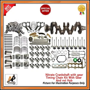FOR LAND ROVER 204DTD 2.0 DIESEL NITRATE CRANKSHAFT W/G & ENGINE REBUILD KIT NEW - Picture 1 of 9