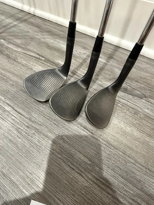 Titleist SM9 jet black wedge set 52,56,60 KBS black 610 wedge shaft 120g - Image 1 of 4