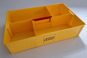 Vintage LEGO® System Sortierkasten Sortierbox Gelb Box Aufbewahrung Sammelbox - Bild 1 von 9