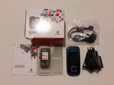 Telefono Nokia 2680 slide con batteria, caricabatterie, auricolari e scatola - Immagine 1 di 4