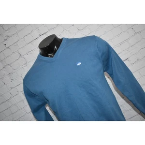 Southern Tide Sweater Mens Size Small Pullover V-Neck Blue Cotton - Picture 1 of 7
