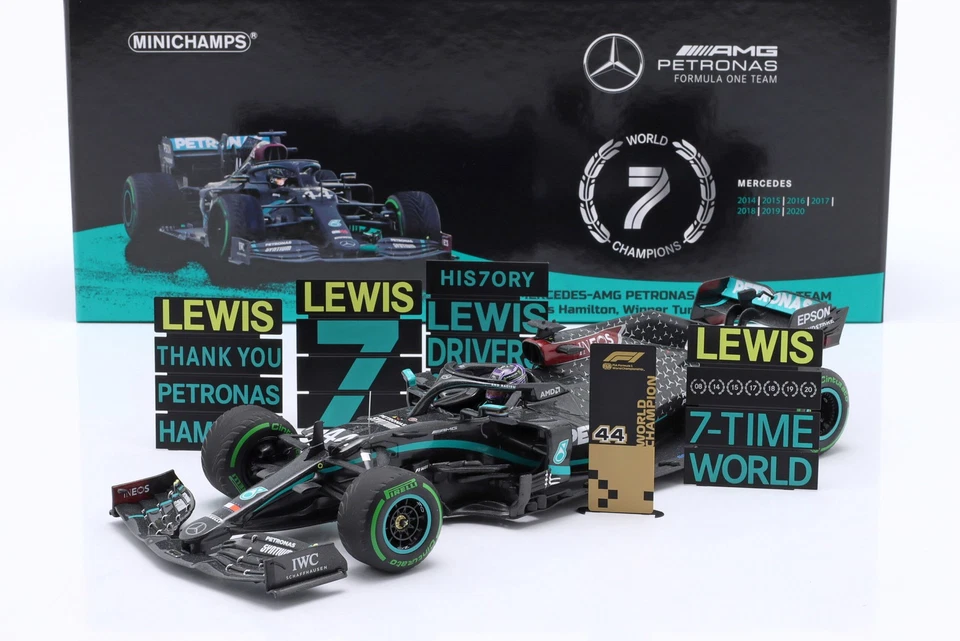Minichamps - 1:18 Mercedes-AMG F1 W11 No.44 Lewis Hamilton World Champion 202... - Image 1 of 4