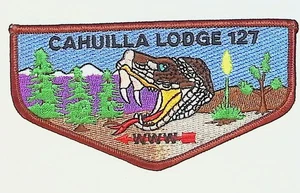 Cahuilla Lodge 127 California Inland Empire Council CA Flap BRN Bdr (PK1178) - Picture 1 of 2