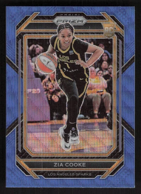 2023 Panini Prizm WNBA #142 Zia Cooke Blue Wave RC - Image 1 of 2