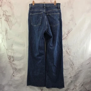 & Other Stories Jeans Womens 28 Wide Leg Denim High Rise Indigo Dark Wash - Picture 1 of 11