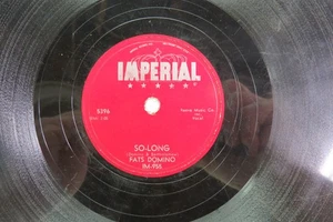 Fats Domino - IMPERIAL M-955 - So- Long & When My Dream Boat Comes In - Picture 1 of 2