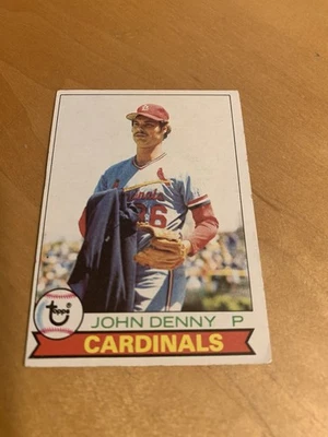 1979 Topps Baseball Card #59 St Louis Cardinals John Denny - Image 1 of 2