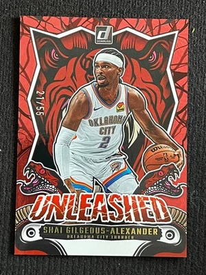 Shai Gilgeous Alexander 2024-25 Panini Donruss Unleashed Red /55 #11 - Image 1 of 2