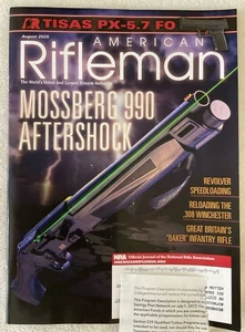 August 2025 American Rifleman Magazine Mossberg 990 Aftershock, TISAS PX-5.7 FO - Imagen 1 de 3