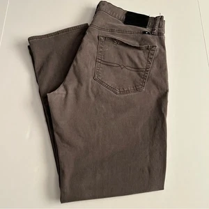Lucky Brand 121 Grey Stretch Slim Straight Leg Denim Jeans Size 34/30 - Picture 1 of 13