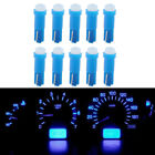 Car Instrument Blue Light Indicator T5 LED 1 SMD Dashboard Gauge Lamp Wedge Bulb