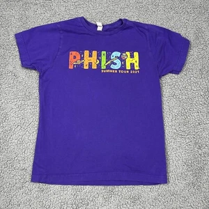 Camisa Phish Juvenil Camiseta Púrpura Manga Corta Mediana Gira de Verano 2021 Espacio Exterior - Imagen 1 de 8