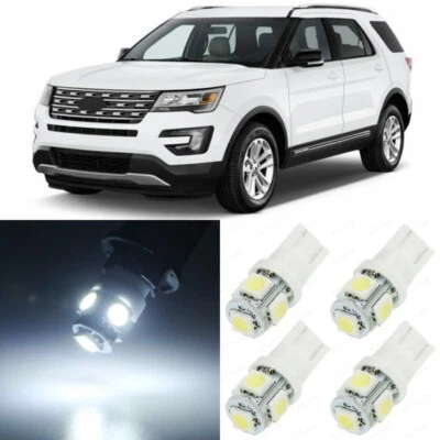 Paquete de 12 luces LED interiores blancas de xenón para Ford Explorer 2011-2017 + HERRAMIENTA Foto 1 de 4