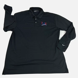 Nike Golf Poloshirt Dri Fit Rugby Herren XL Schwarz Polyester Langarm Activewear - Bild 1 von 10