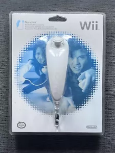 New Wii  Controller Nunchuck OEM Nintendo Wii Original Brand New. Minor damage - Picture 1 of 3