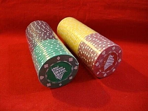 New - Sailing Ship Composite Poker Chips - Set of 60 Chips in Various Colors - Picture 1 of 4
