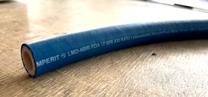 Trinkwasserschlauch Blau, LMD , Dampfschlauch, flüssige Lebensmittel - Meterware - Bild 1 von 3