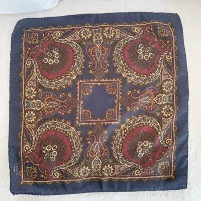 Pañuelo de bolsillo de seda estampado Lanvin Foto 1 de 4