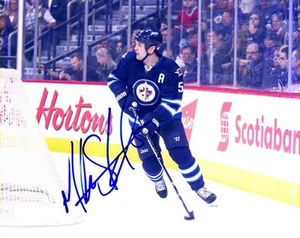 Signiertes 8x10 Mark Stuart Winnipeg Jets Foto - Echtheitszertifikat - Bild 1 von 1