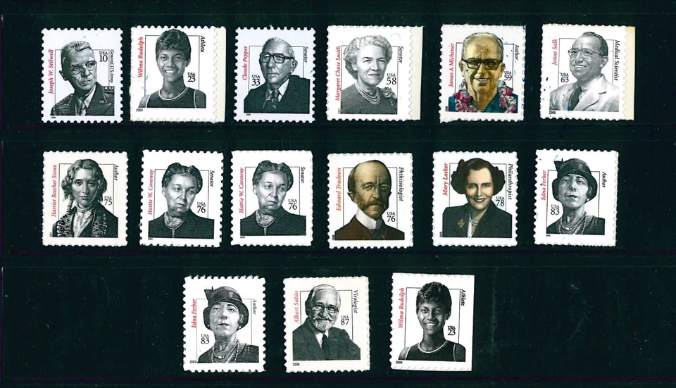 US Scott # 3420 - 3436 / With 3432  Distinguished Americans 15 MNH Stamps     - Image 1 of 1