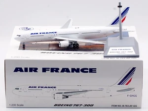 Modelos B 1:200 Air France Boeing B767-300 Diecast Aircraft Jet Model F-GHGG - Imagen 1 de 14