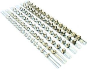 6 PCS Socket Rail Storage Holder Organizer Tray Set 1/2" 3/8" 1/4" Square NEW - Picture 1 of 8