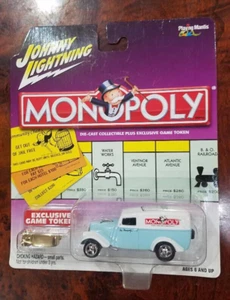 JOHNNY LIGHTING DIE CAST 1/64 MONOPOLY 33 WILLYS PANEL VAN-NEW SEALED CARD NM - Picture 1 of 2