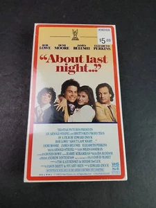 About Last Night VHS 1987 James Belushi Demi Moore Columbia Watermark NEW SEALED - Picture 1 of 6