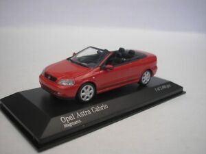 Opel Astra Cabriolet 2000 Rouge Magma 1/43 minichamps 430049131