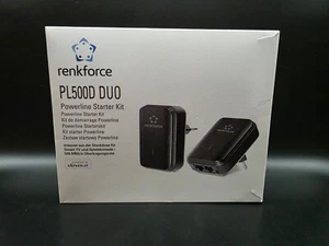 Renkforce PL500D Duo Powerline Starter Kit powered by Devolo OVP - Afbeelding 1 van 9