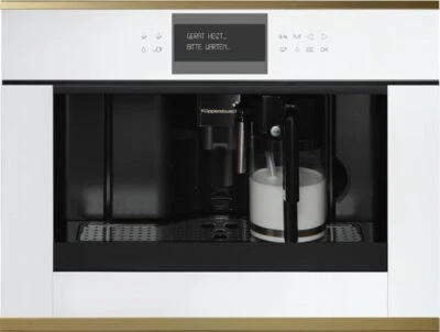 Küppersbusch CKV6550.0W4 Kaffeevollautomat weiß mit Design-Kit Gold, 60 cm - Bild 1 von 4